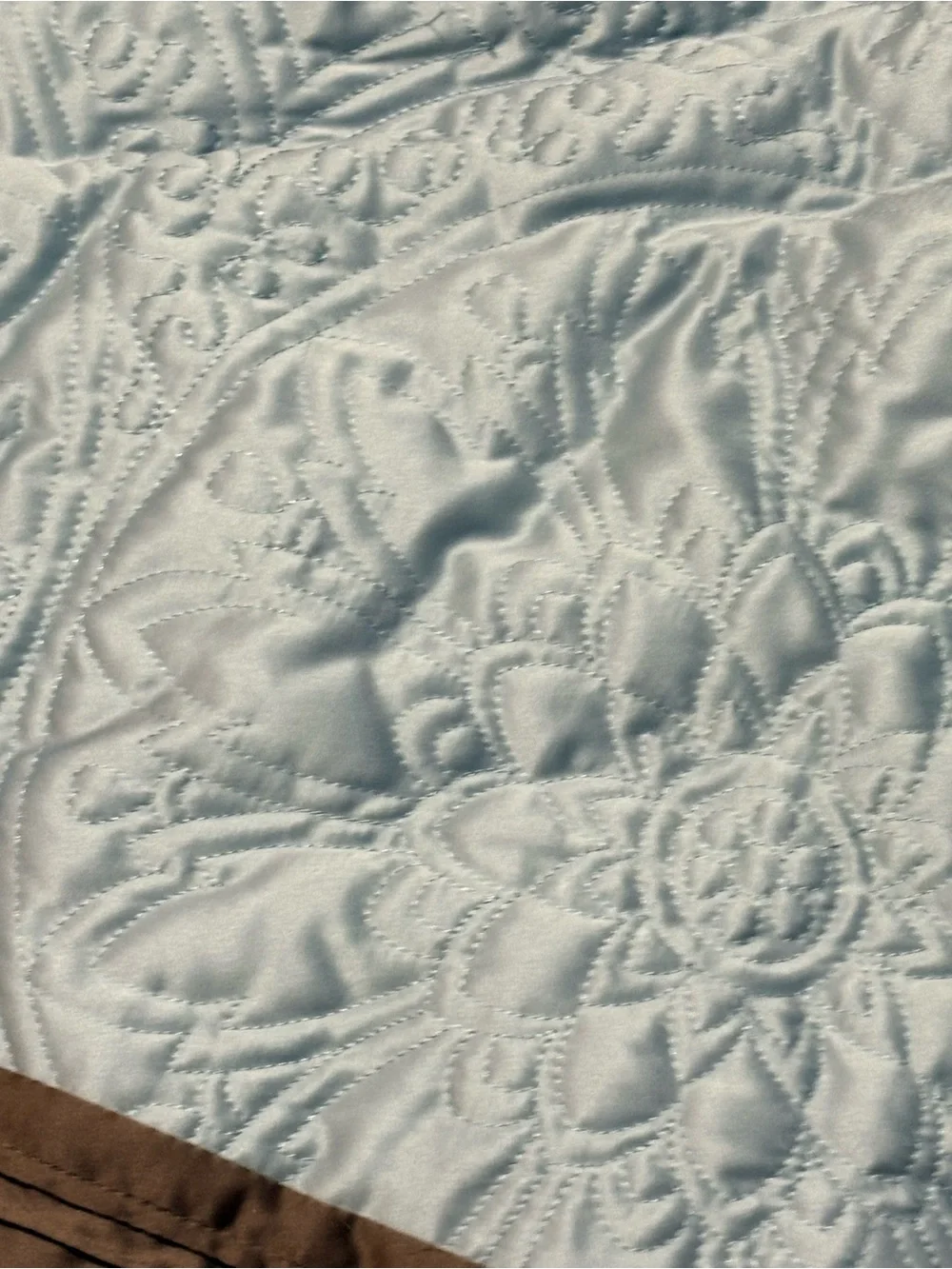 Chezmoi Collection Upland 7-Piece Comforter Set Queen Teal Brown Quilted